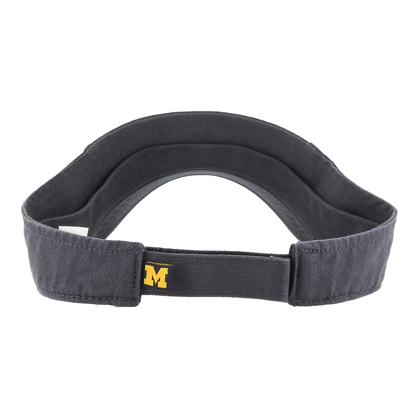 Michigan Wolverines 47 Brand Clean Up Navy Visor - Back View