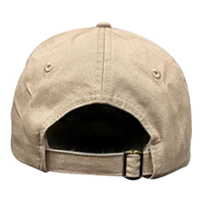 Michigan Wolverines Valiant Hail Tan Adjustable Hat - Back View