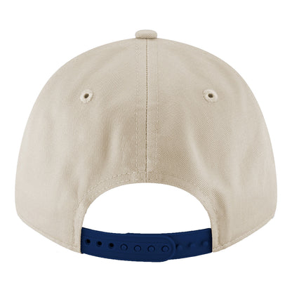 Michigan Wolverines Primary Logo Two Tone Adjustable White Hat - Back View