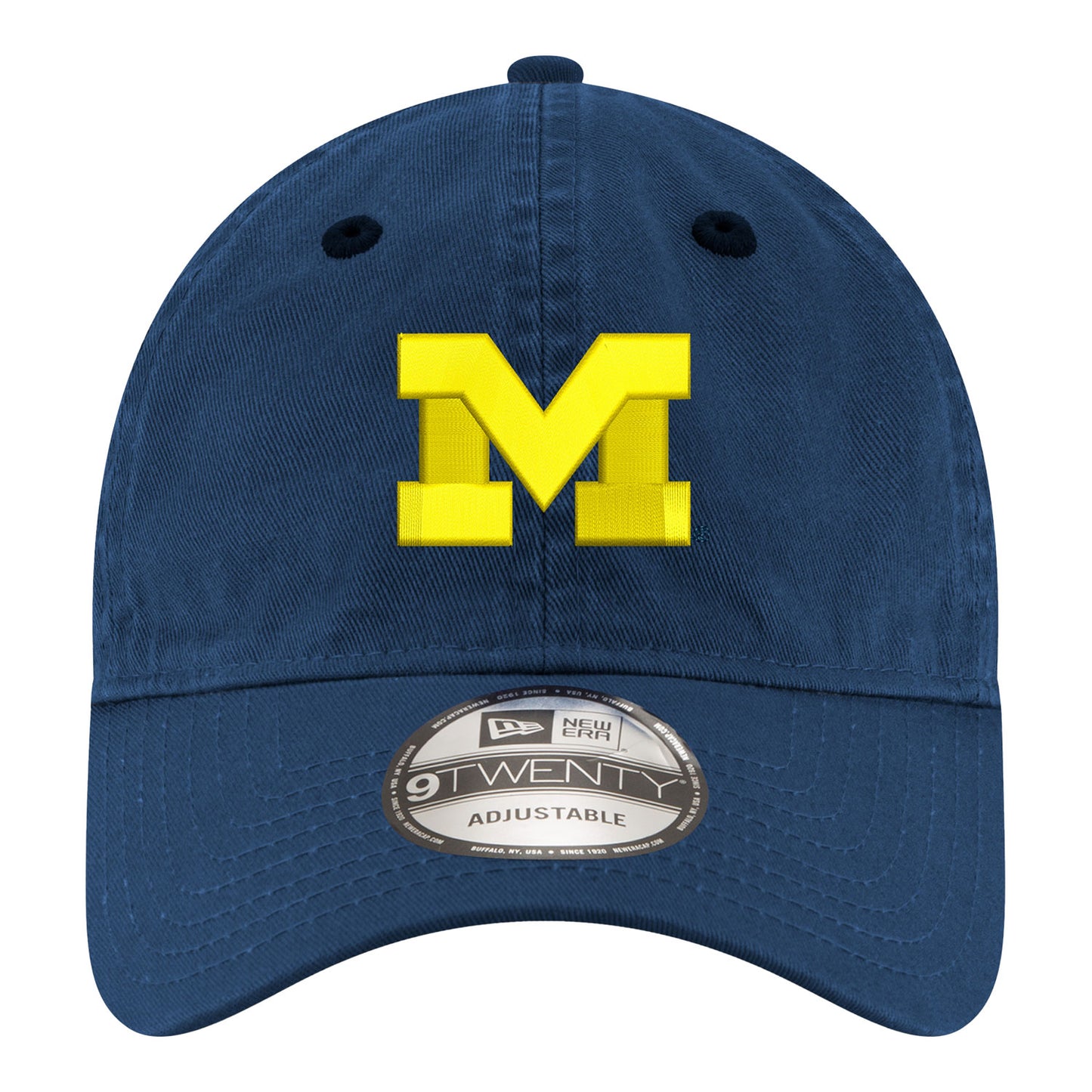 University of Michigan New Era Block M 920 Hat - Front View