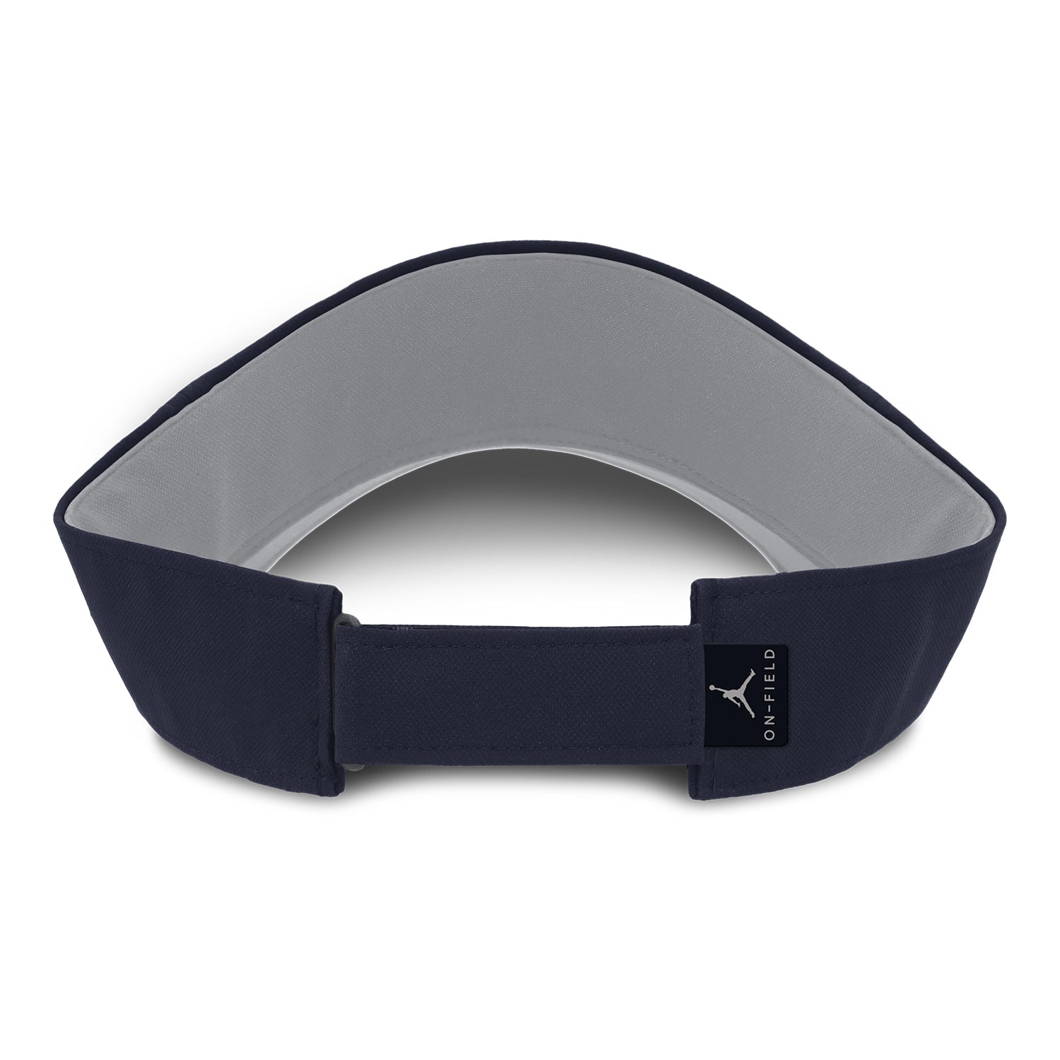 Michigan Wolverines Jordan Ace Practice Navy Visor - Back View