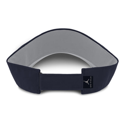 Michigan Wolverines Jordan Ace Practice Navy Visor - Back View