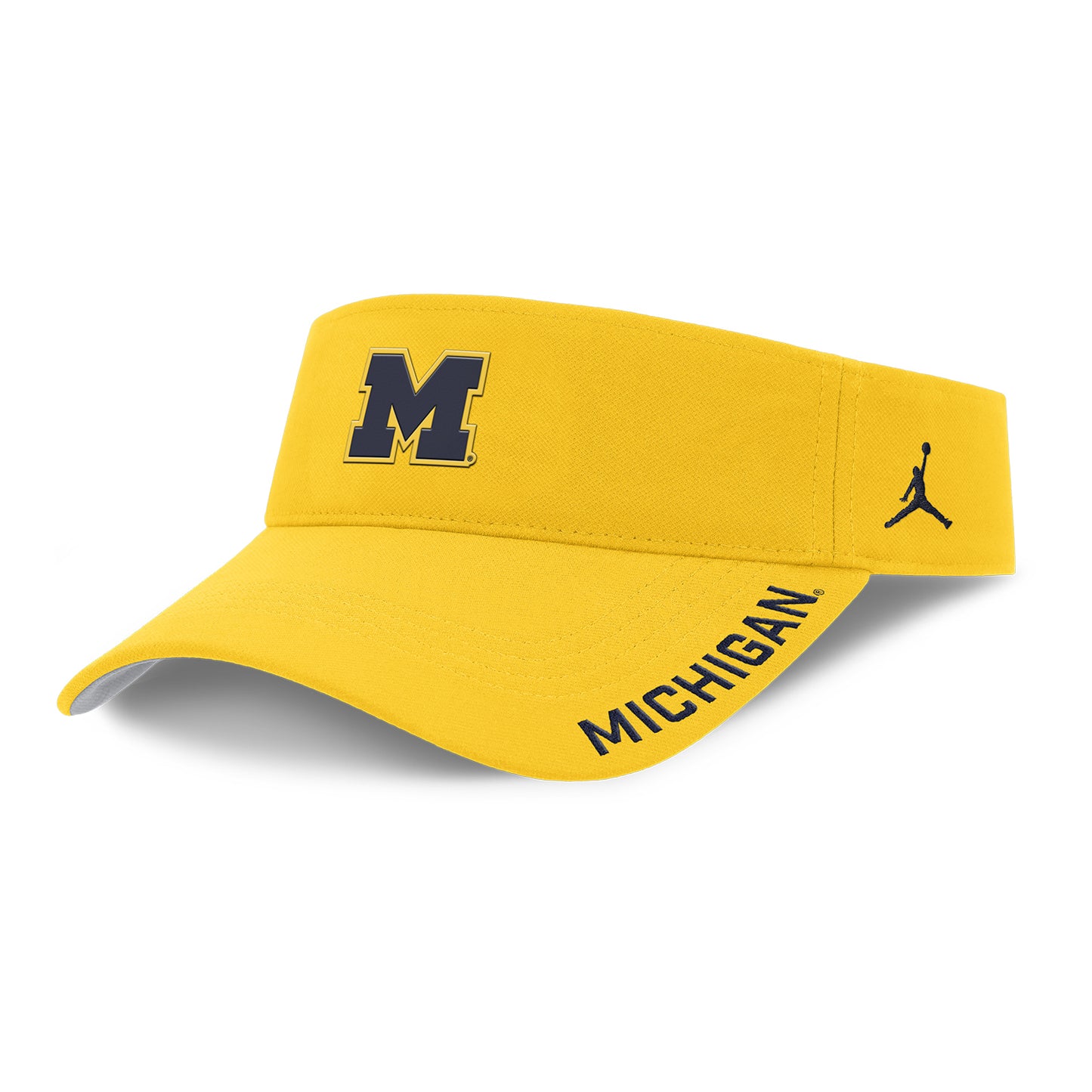 Michigan Wolverines Jordan Ace Yellow Visor
