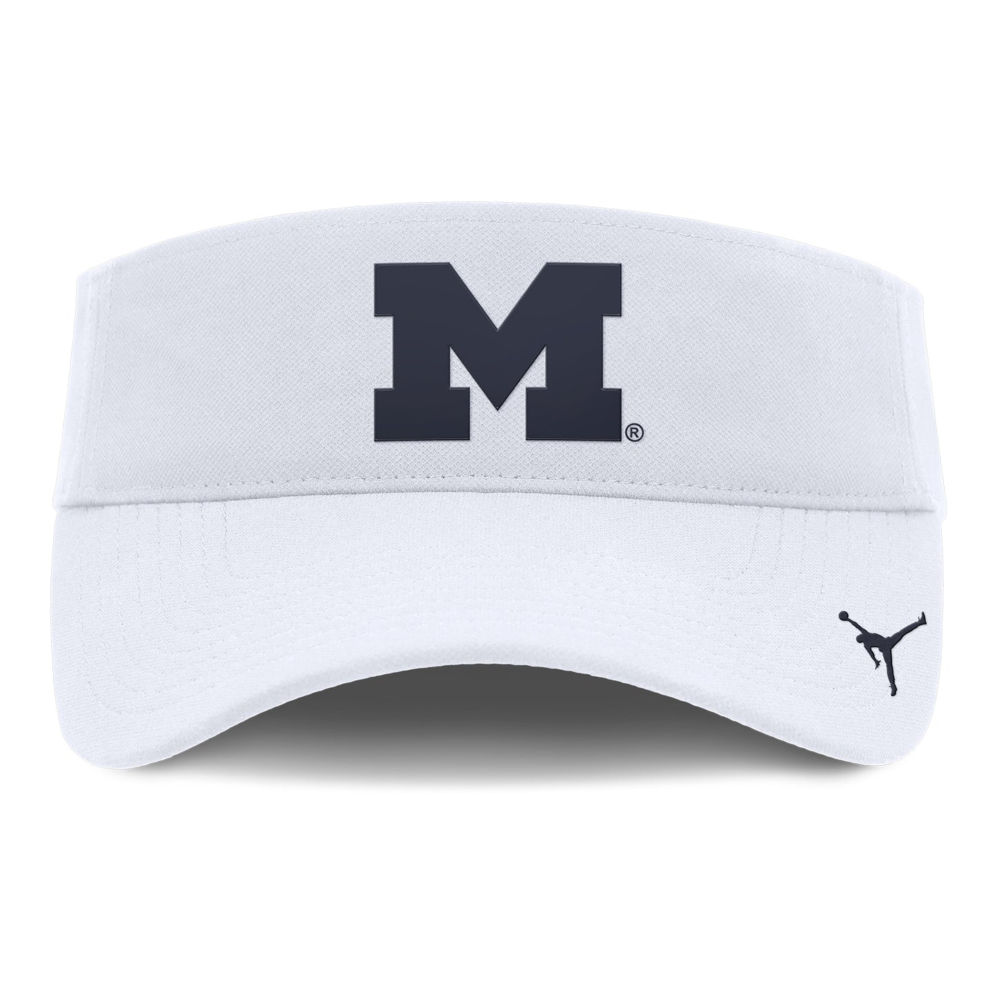 Michigan Wolverines Jordan Primary Logo DRI-FIT Visor - Front View