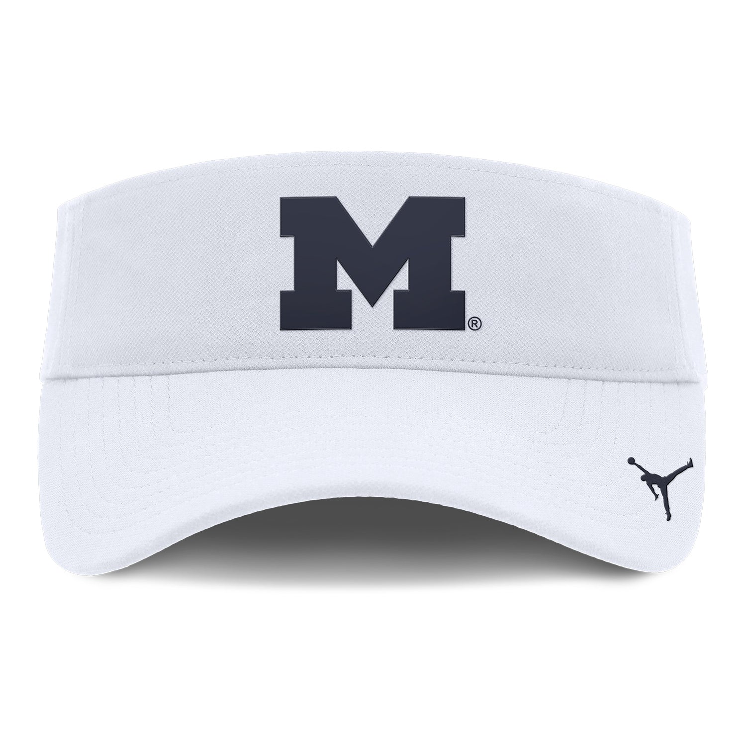 Michigan Wolverines Jordan Primary Logo DRI-FIT Visor - Front View