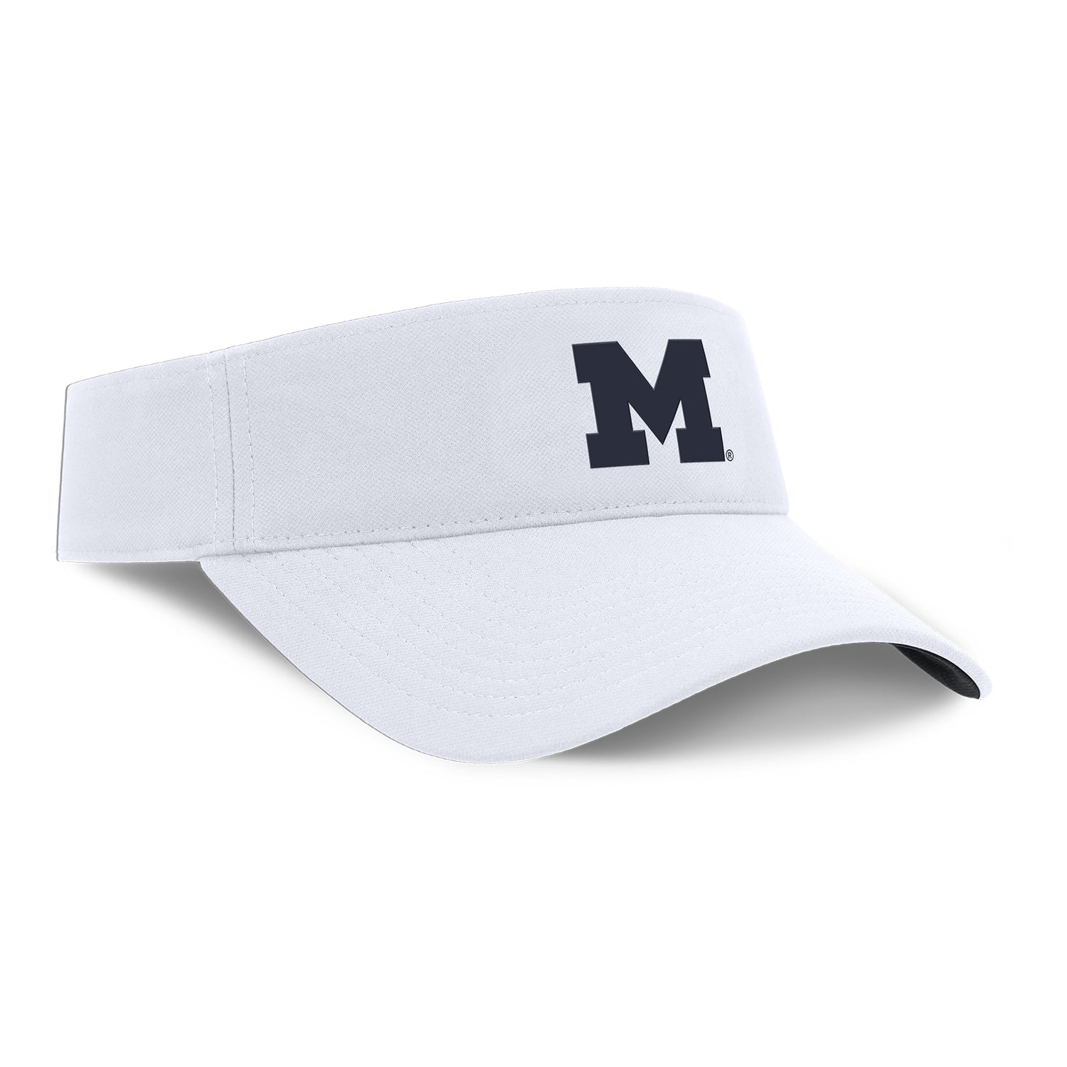 Michigan Wolverines Jordan Primary Logo DRI-FIT Visor - Right Angled View