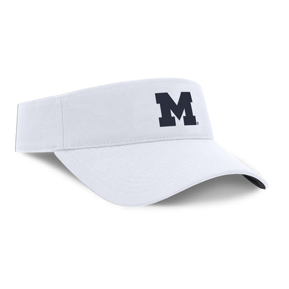 Michigan Wolverines Jordan Primary Logo DRI-FIT Visor - Right Angled View