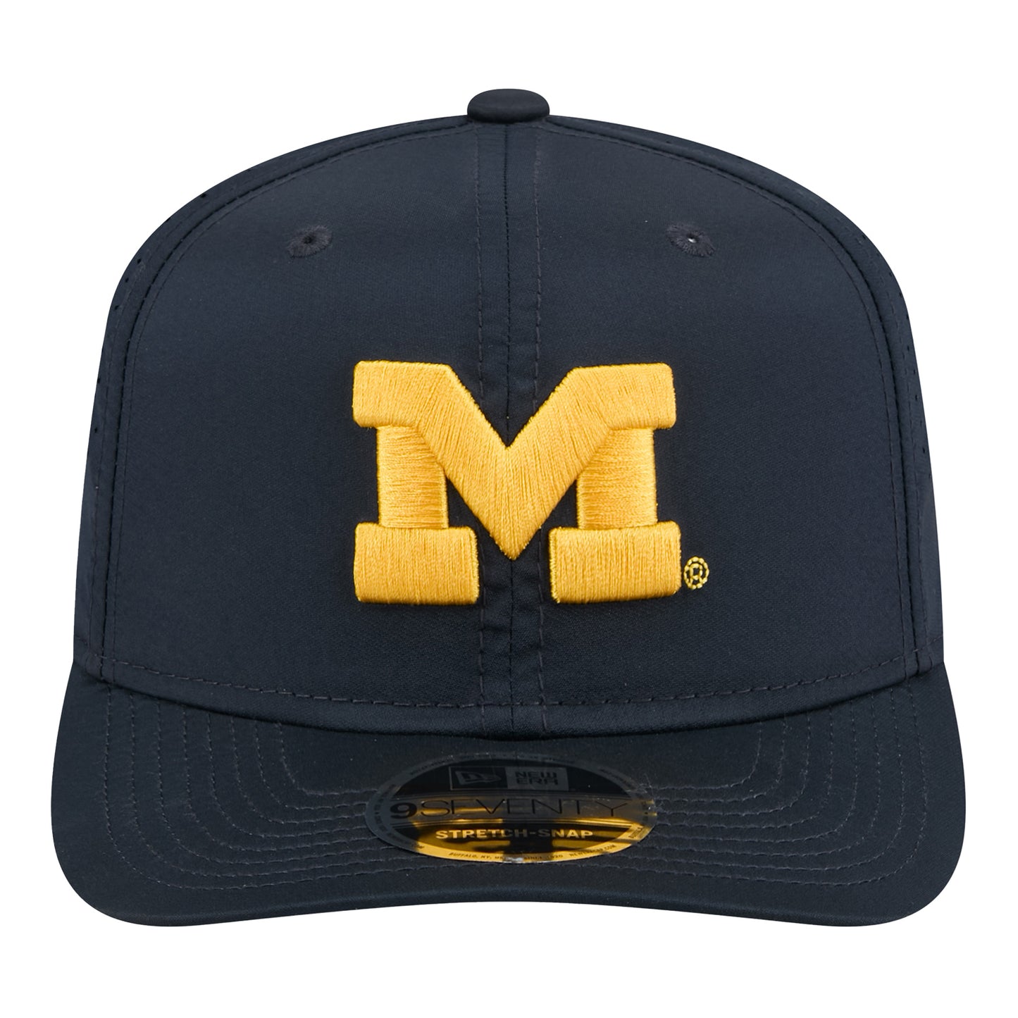 University of Michigan Maize M 970 Adjustable Hat - Front View