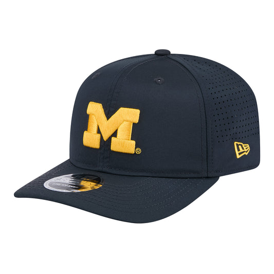 University of Michigan Maize M 970 Adjustable Hat - Left Angled View