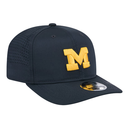 University of Michigan Maize M 970 Adjustable Hat - Right Angled View