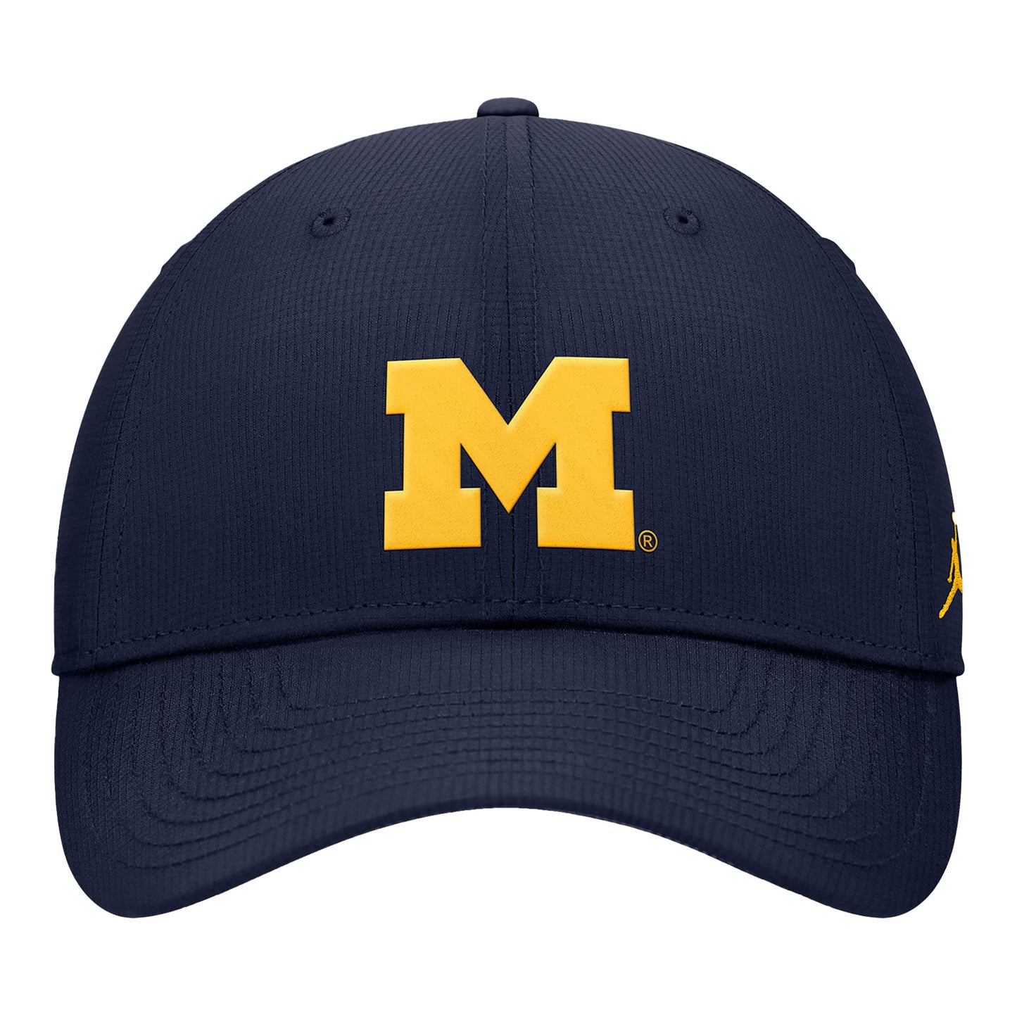 Michigan Wolverines Jordan Brand 'Block M' Adjustable Navy Hat - Front View