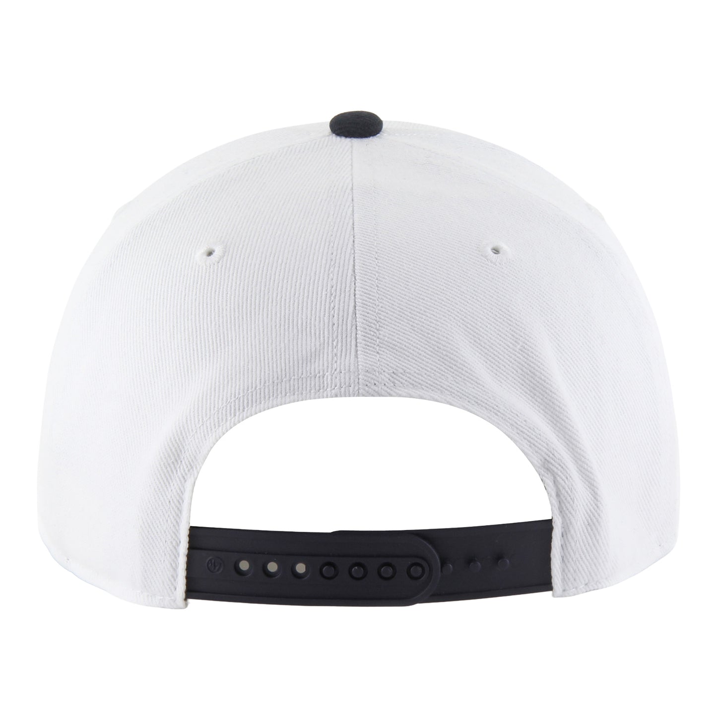 Michigan Wolverines 47 Brand White Snapback Hitch Football Helmet Hat - Back View