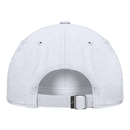Michigan Wolverines Nike Jordan White Unstructured Adjustable Club Hat - Back View