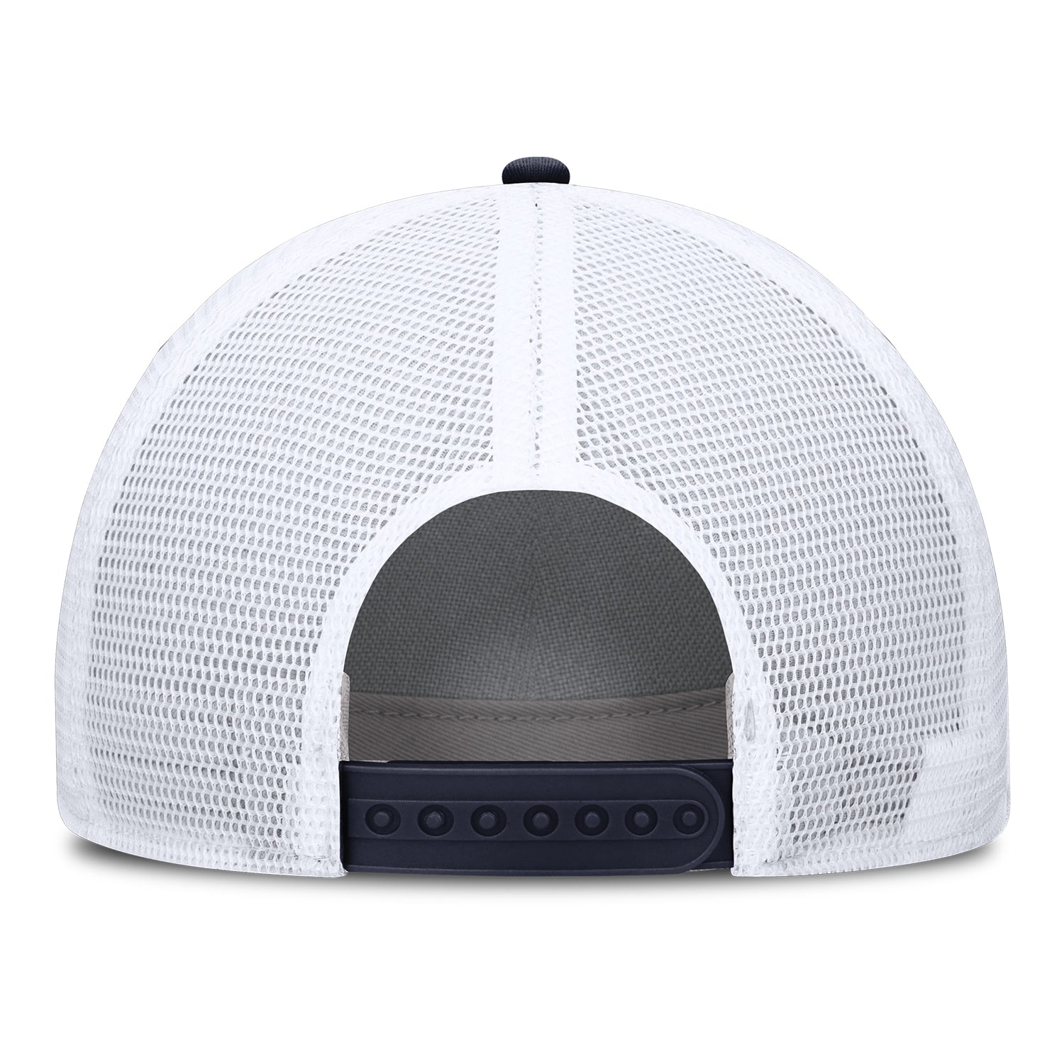 Michigan Wolverines Nike Jordan Rise Trucker Patch Hat - Back View