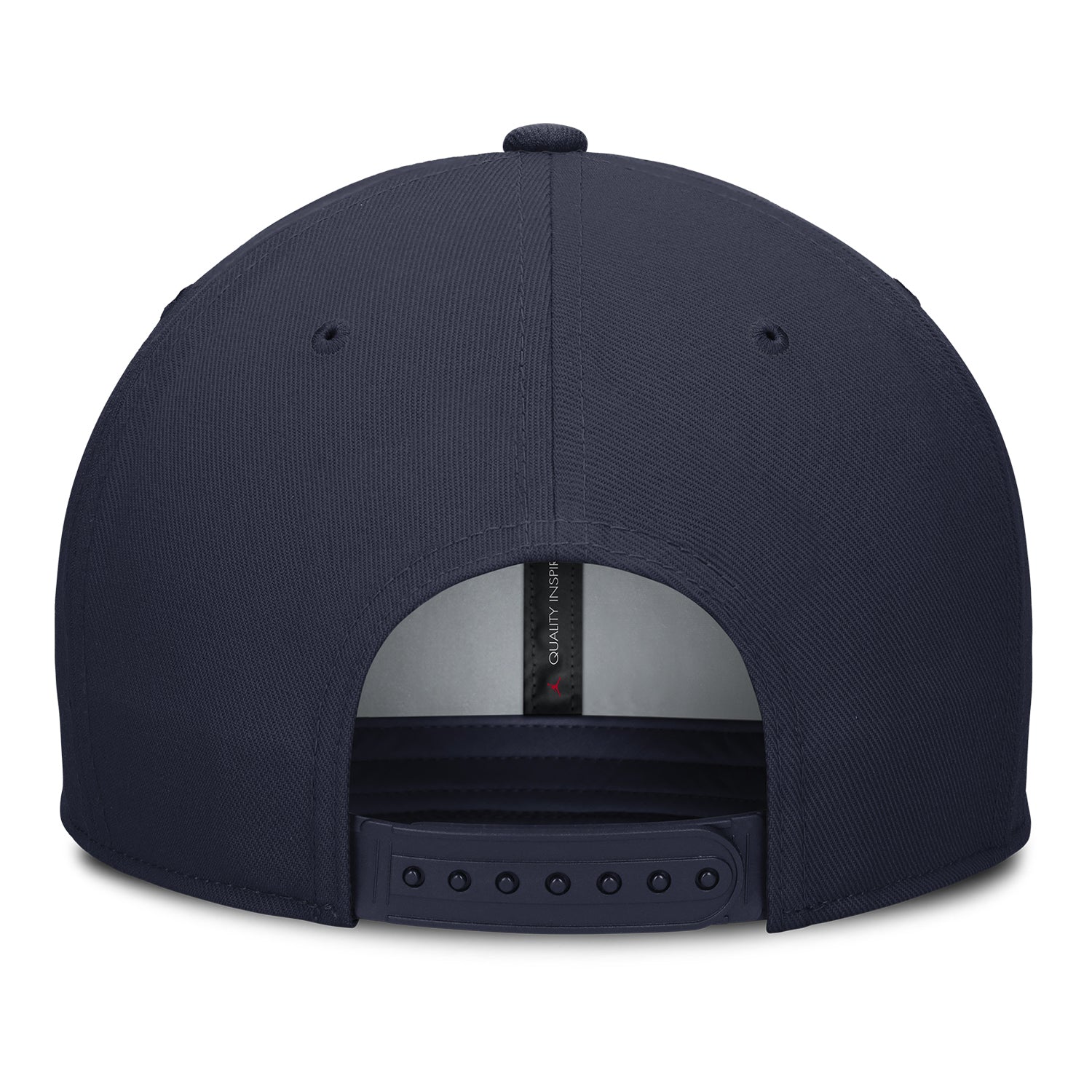 Michigan Wolverines White and Navy Snapback Pro Primetime Hat - Back View