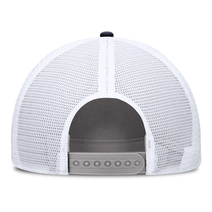 Michigan Wolverines Nike Grey Legacy Trucker Hat - Back View