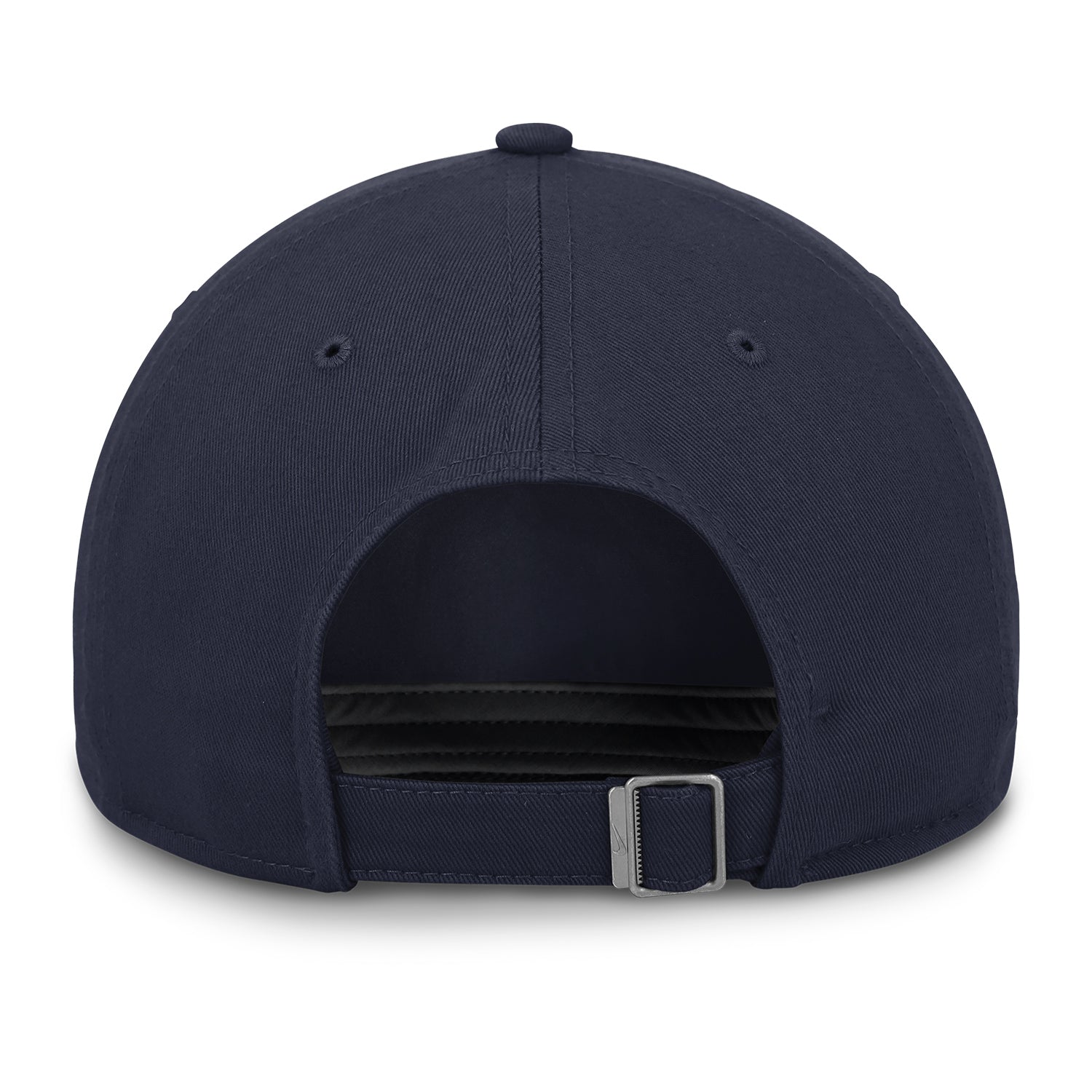 Michigan Wolverines Nike Adjustable Soccer Team Cap In Navy - Back View