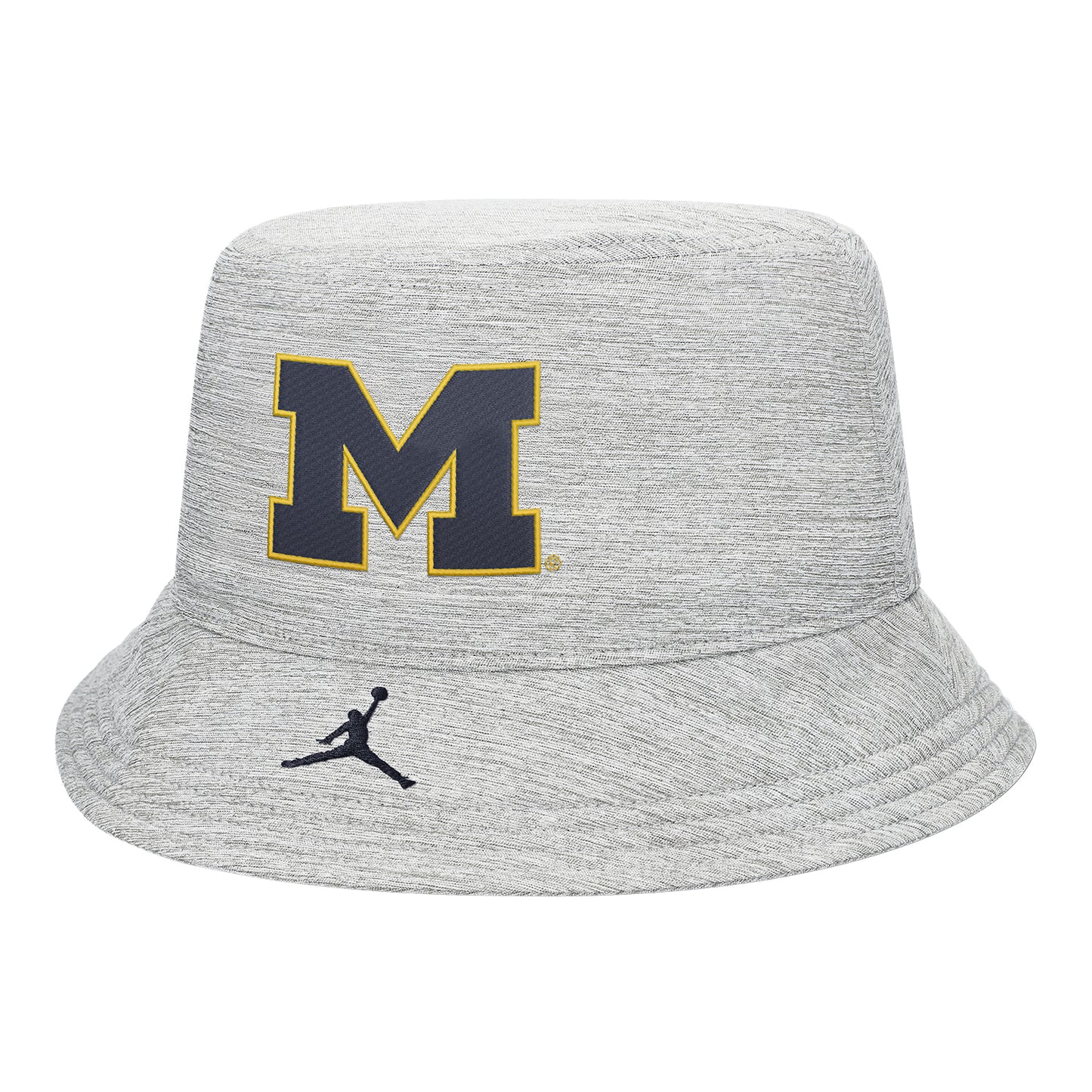 Michigan Wolverines Jordan Practice Bucket Hat - Front View