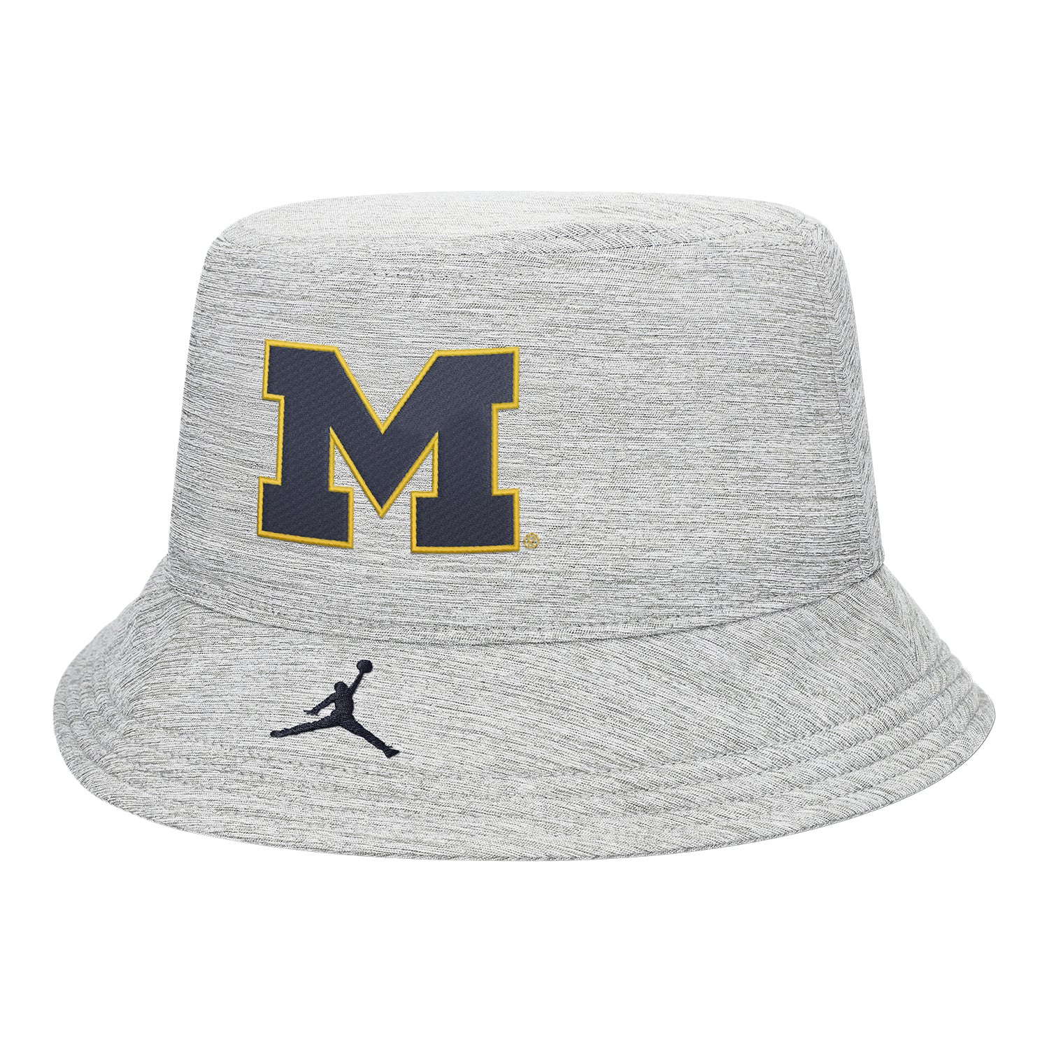 Michigan Wolverines Jordan Practice Bucket Hat - Front View