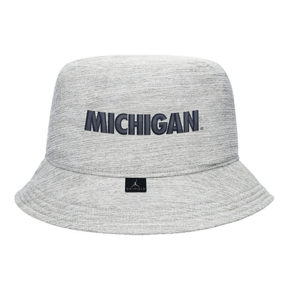 Michigan Wolverines Jordan Practice Bucket Hat - Back View