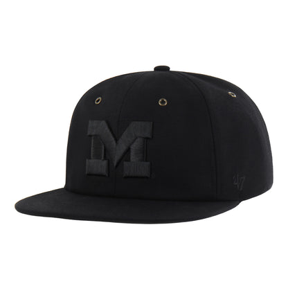 Michigan Wolverines Carhartt Black Captain Hat