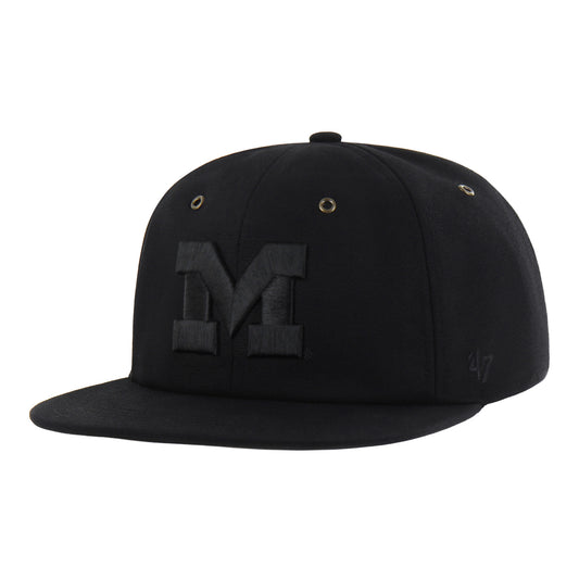 Michigan Wolverines Carhartt Black Captain Hat