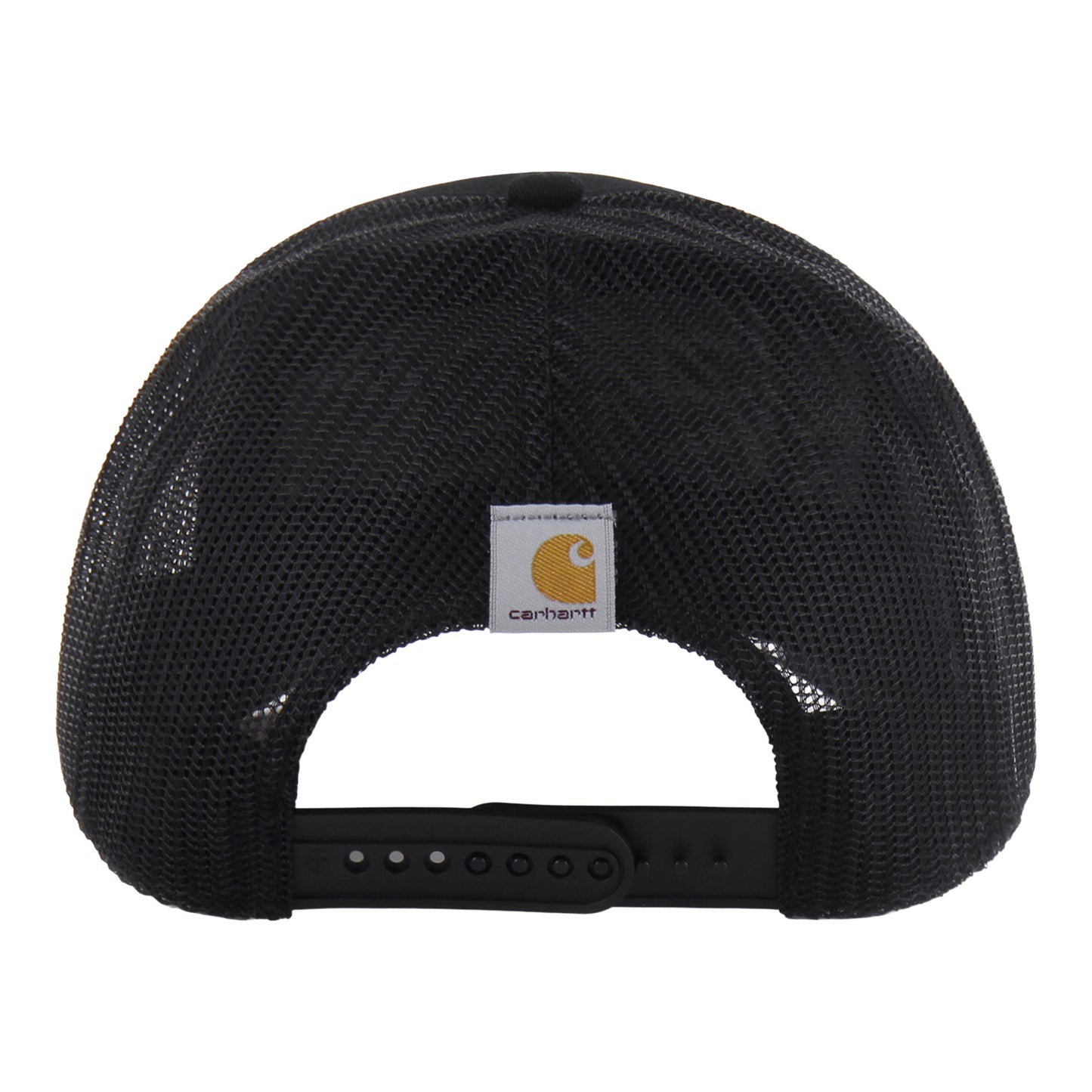Michigan Wolverines Carhartt Black Tonal Block M Trucker Hat