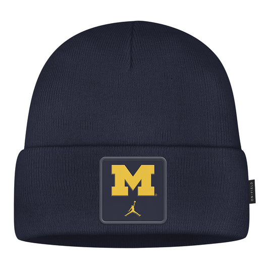Michigan Wolverines Jordan Navy Gameday Beanie