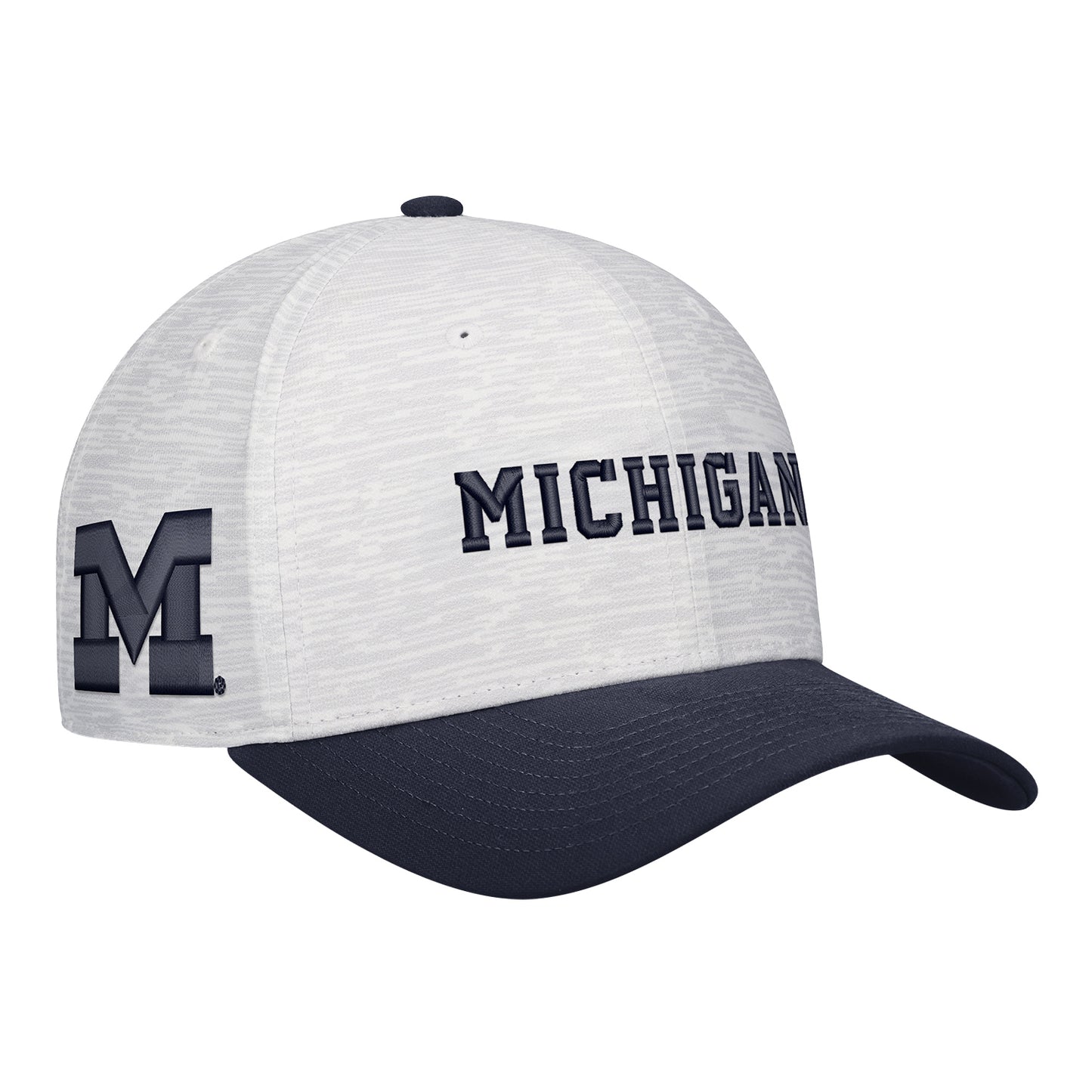 Michigan Wolverines Nike Two Tone Adjustable Snap Hat - Front View
