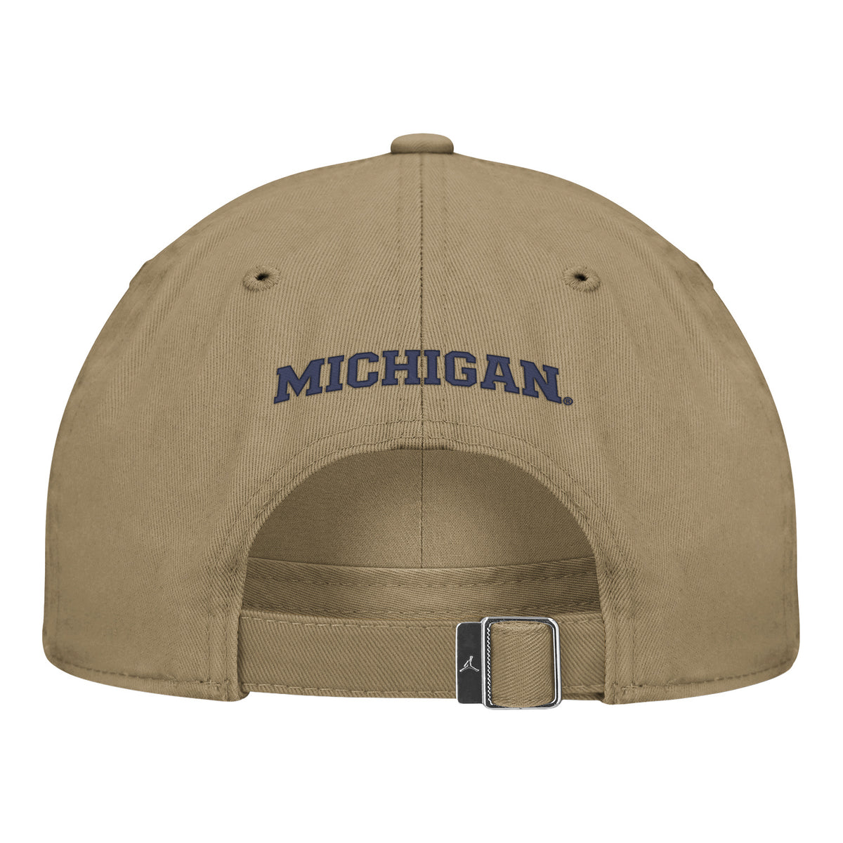 Michigan Wolverines Nike Brown Loop Club Adjustable Hat - Back View