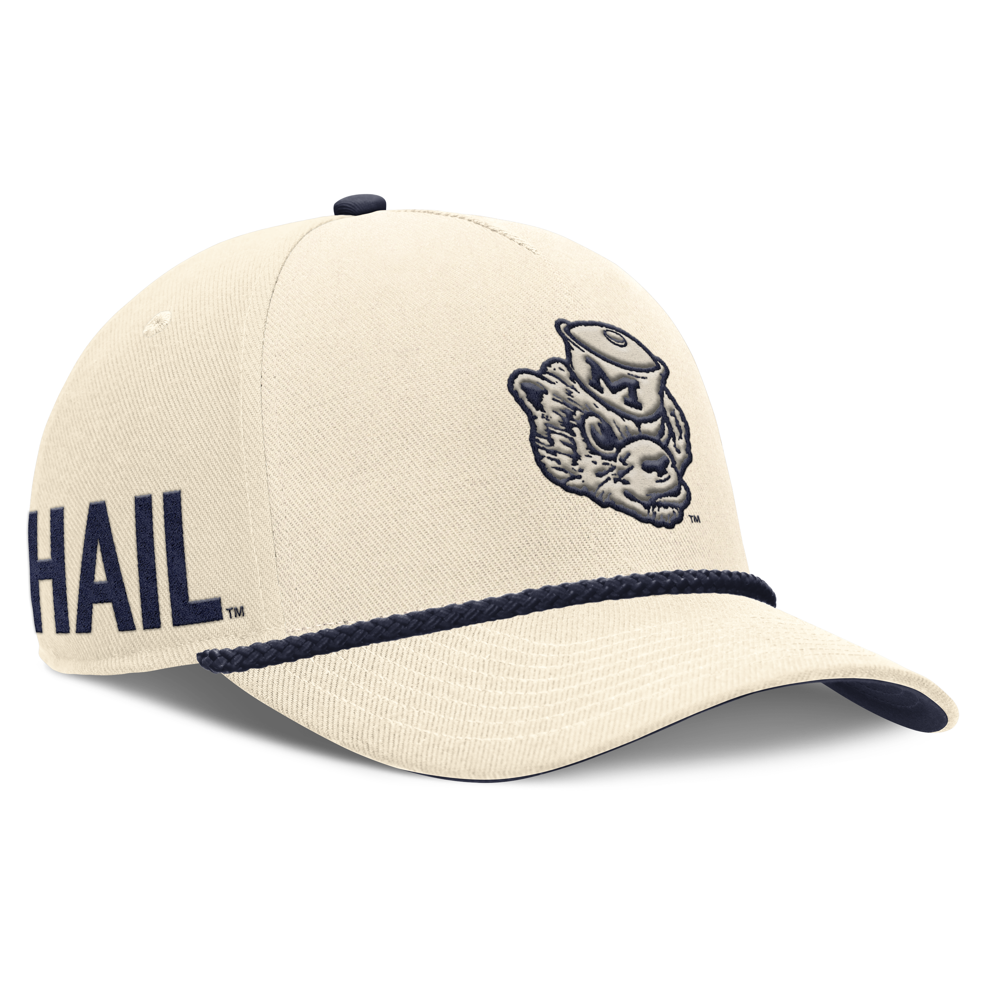 Michigan Wolverines Structured Adjustable Tan Rope Hat – The M Den Shop