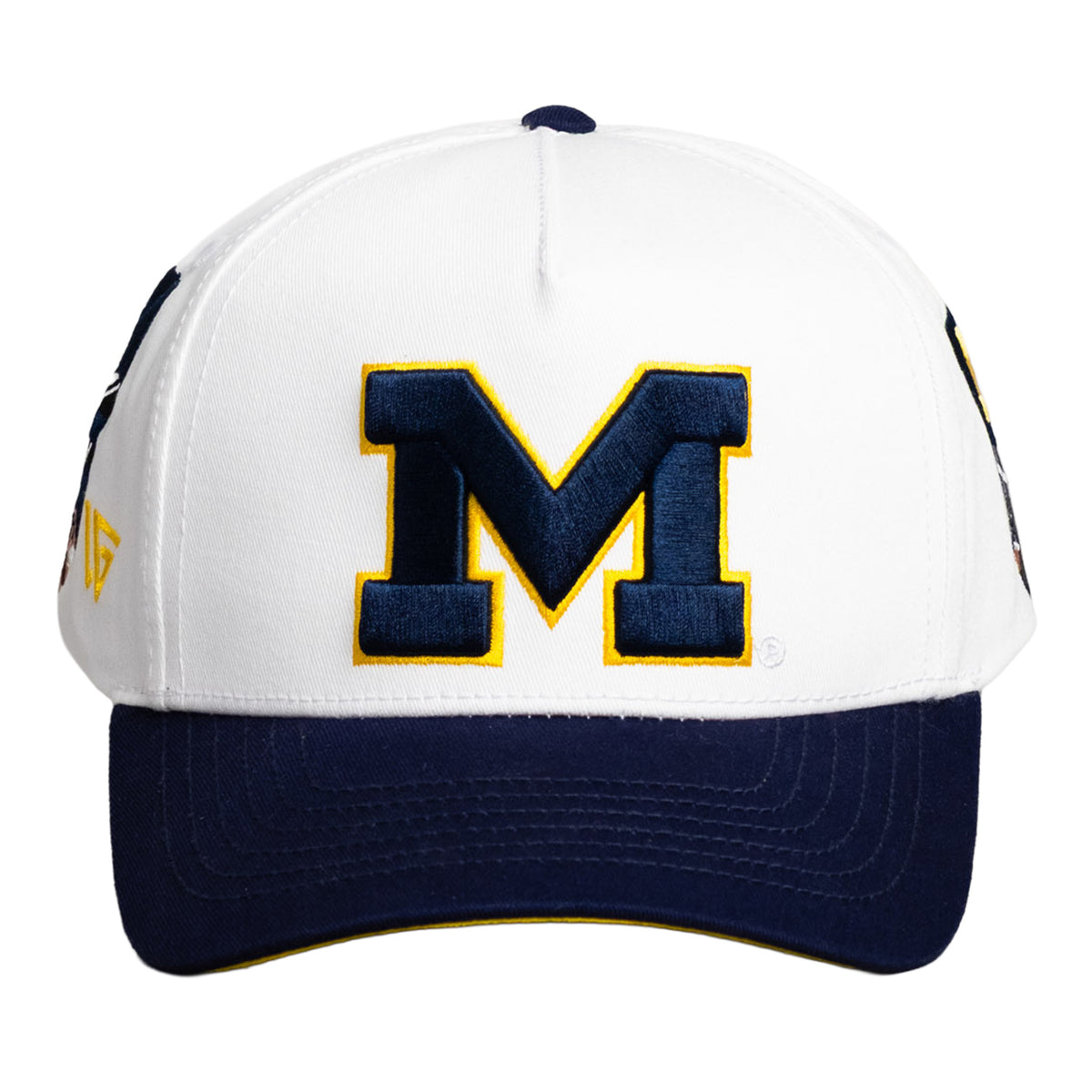 Michigan Wolverines Woodn Grail Stadium Back Hit Hat