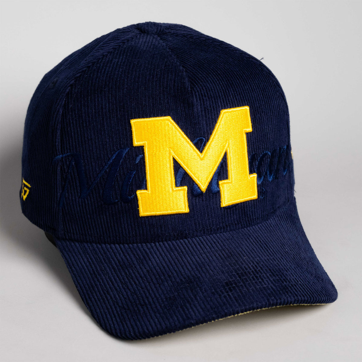 Michigan Wolverines Woodn Grail Stack Script Hat