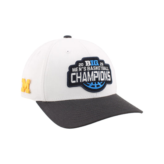 Michigan Wolverines Big Ten Regular Season Champions Locker Room Hat - Front Right View
