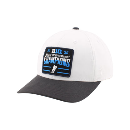 Michigan Wolverines Hockey Big Ten Champions Hat - Front Left View