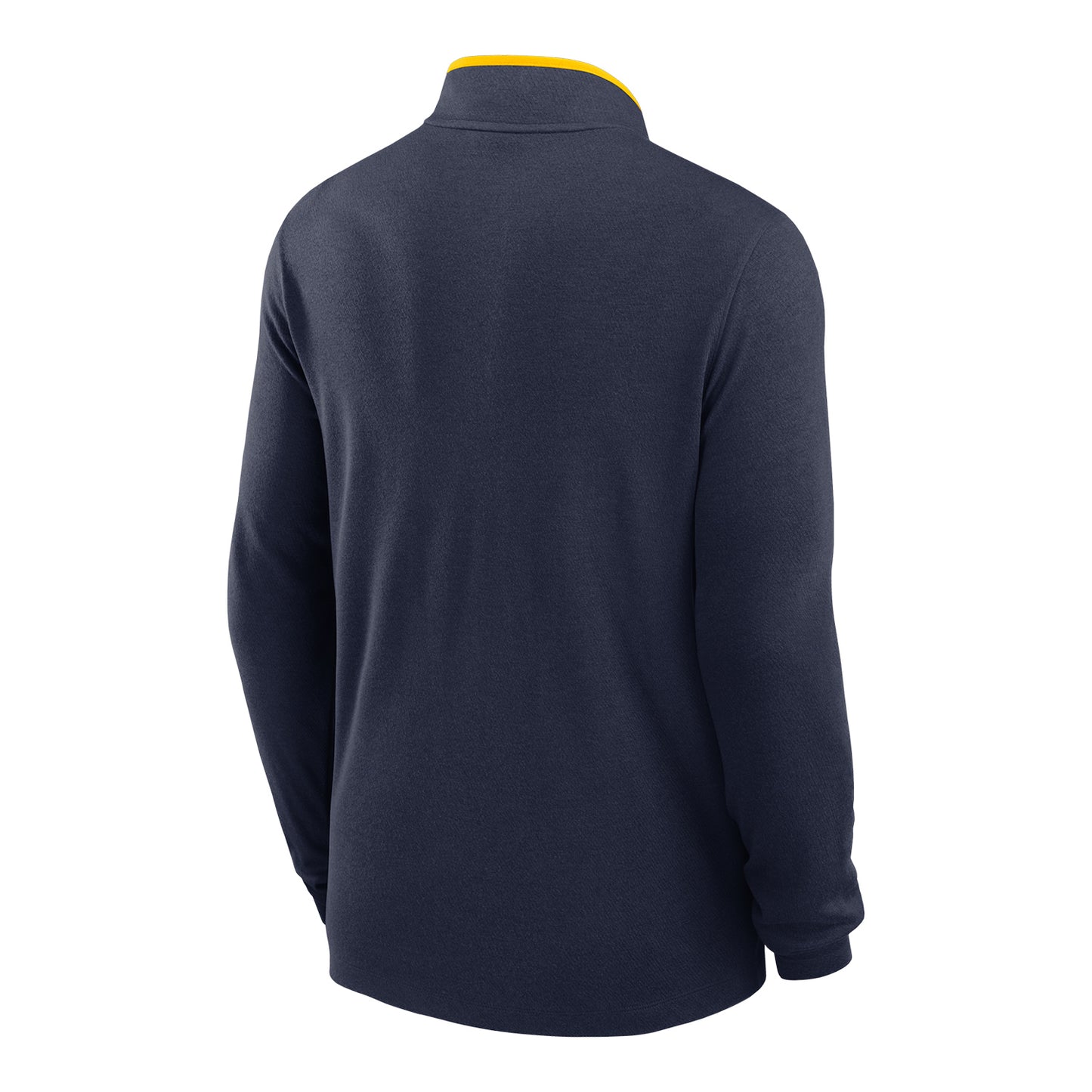 Michigan Wolverines Jordan Blue Victory Half Zip Pullover - Back View