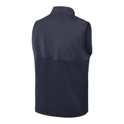 Michigan Wolverines Nike Jordan Navy Victory Vest - Back View