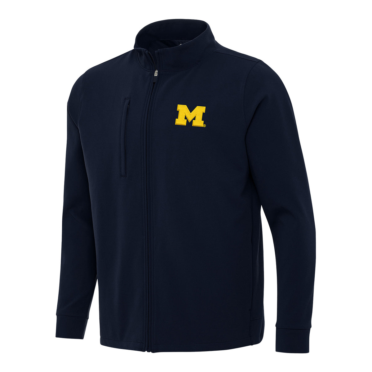 Michigan Jacket Michigan Wolverines Antigua Regard Navy Full-Zip Jacket – The M Den Shop