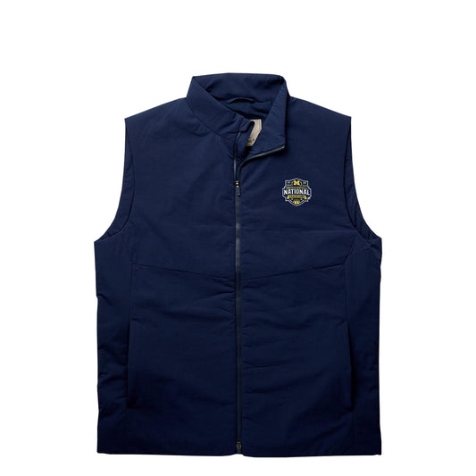 Michigan Wolverines Men's Basketball National Champions Full Zip Vest