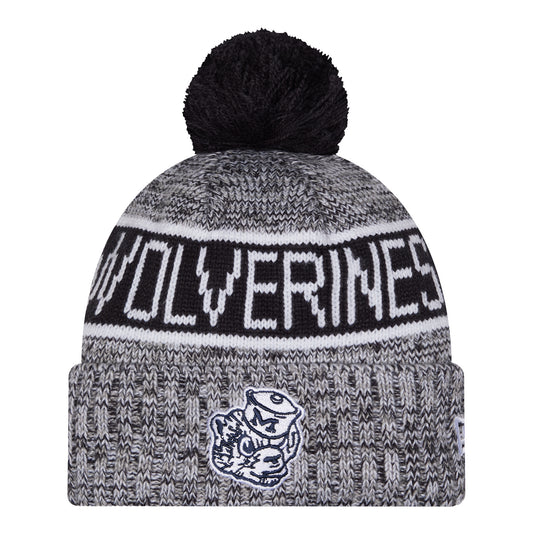 Michigan Wolverines Tri-Color Sailor Beanie