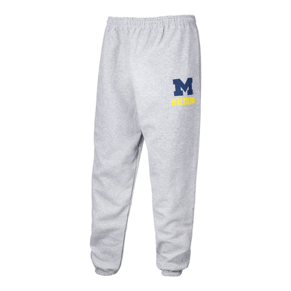 Michigan Wolverines Grey Wrestling Sweatpants