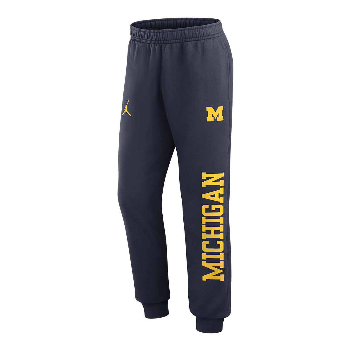 Michigan Wolverines Nike Jordan Navy Club Fleece Joggers