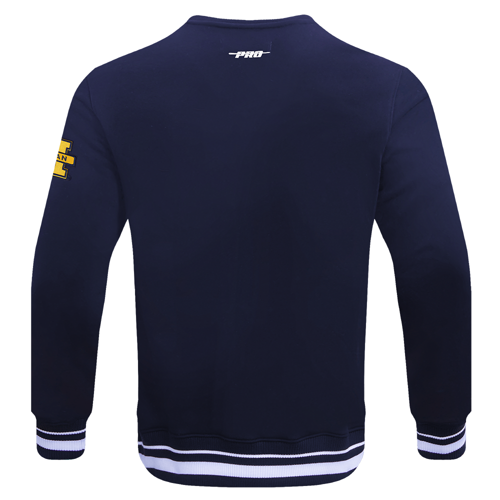 Michigan Wolverines Pro Standard University of Michigan Crew - Back View