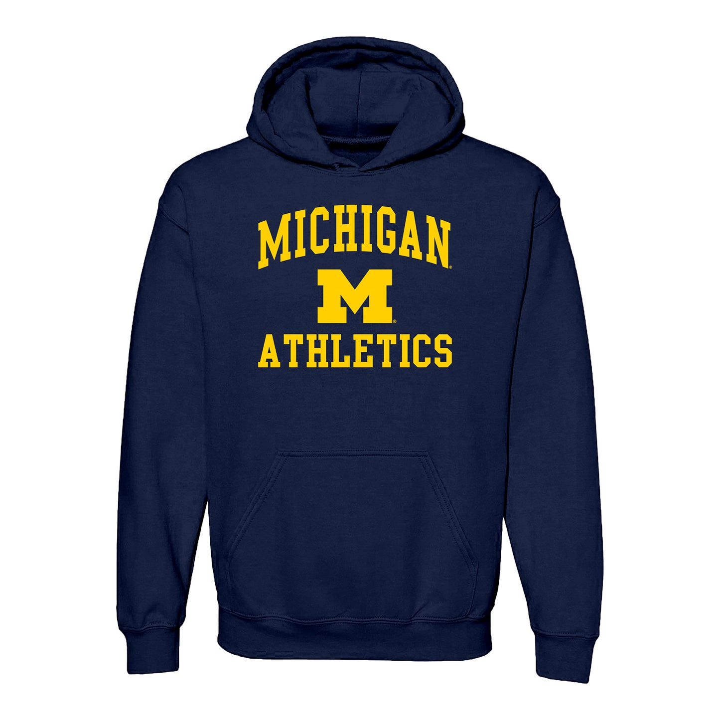 University of Michigan Athletics Navy Hoodie - Front View