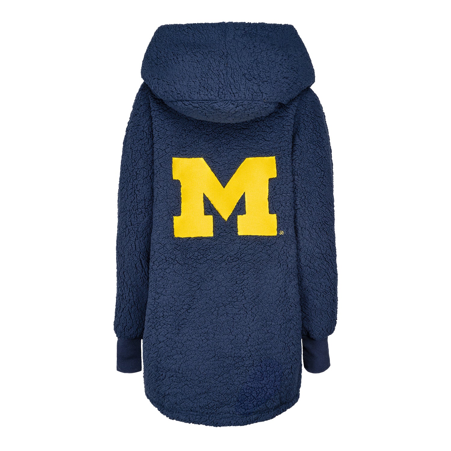 Michigan Wolverines Jill Martin Maize Lounger - Back View