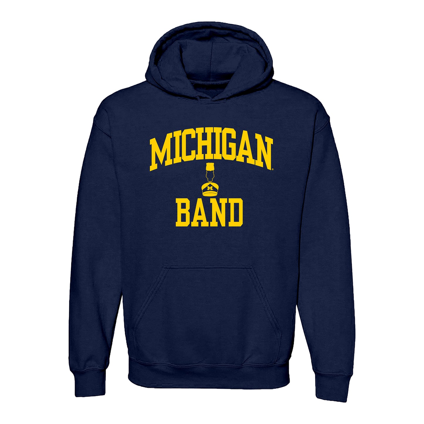 Michigan Wolverines Band Navy Sweatshirt - Front View