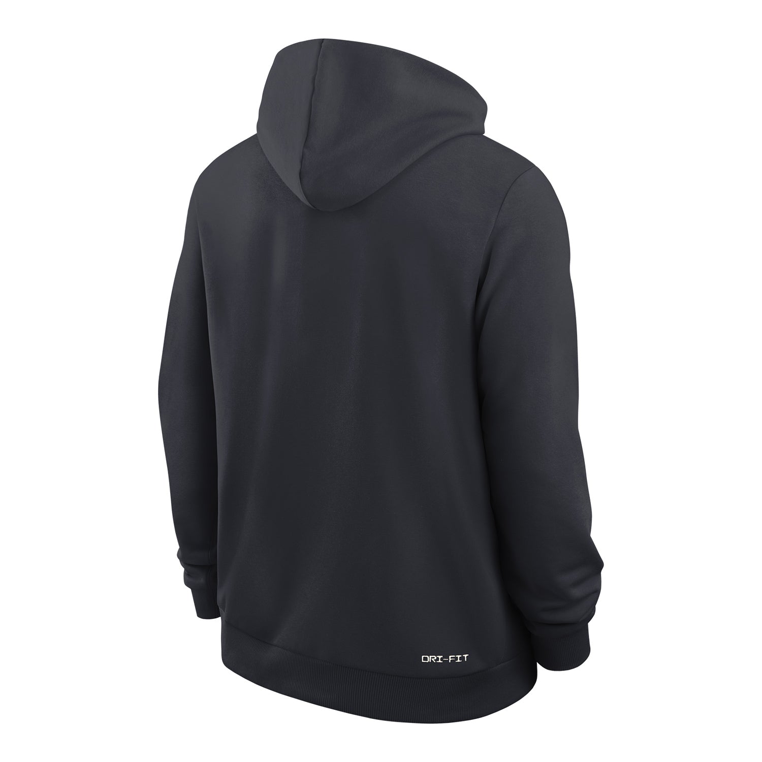 Michigan Wolverines Nike Jordan Navy Hooded Sweatshirt - Back View