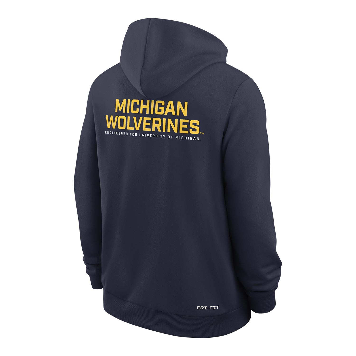 【Nike】Michigan Wolverines Military Jordan Pullover Hoodie Michigan Wolverines Nike Jordan Navy Full Zip Hooded