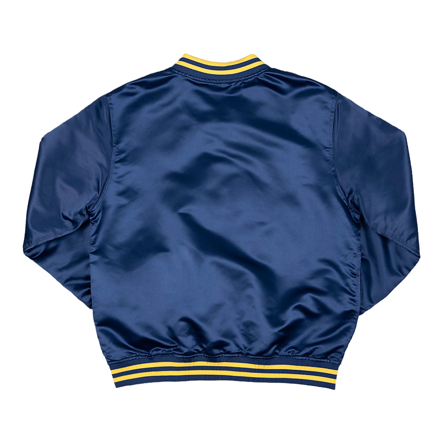 Michigan Wolverines Campus Classic Crewneck Pullover In Blue - Back View