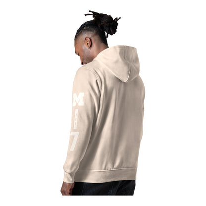 Michigan Wolverines Cream Locker Room Fleece Hoodie
